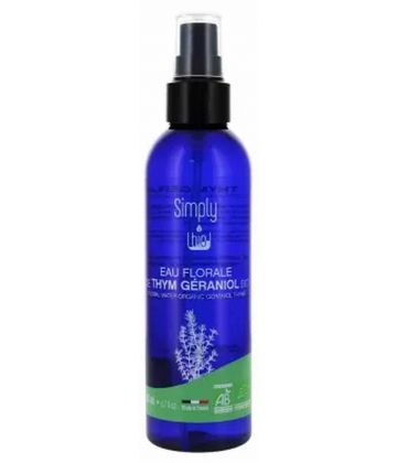 Simply Bio Eau Florale de Thym Géraniol Bio 200 ml