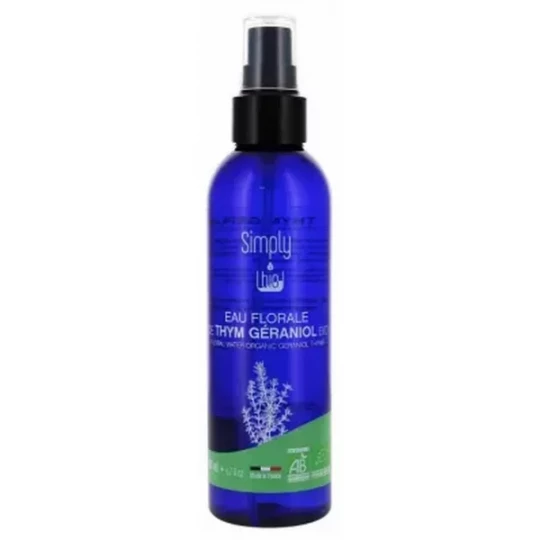 Simply Bio Eau Florale de Thym Géraniol Bio 200 ml