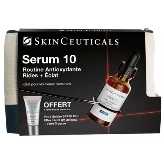 SkinCeuticals Prevent Sérum 10 30 ml + Protect Ultra Facial UV Defense Sunscreen SPF50 15 ml offert