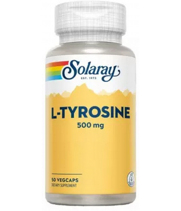 Solaray l'Tyrosine 500 mg Végécaps x 50