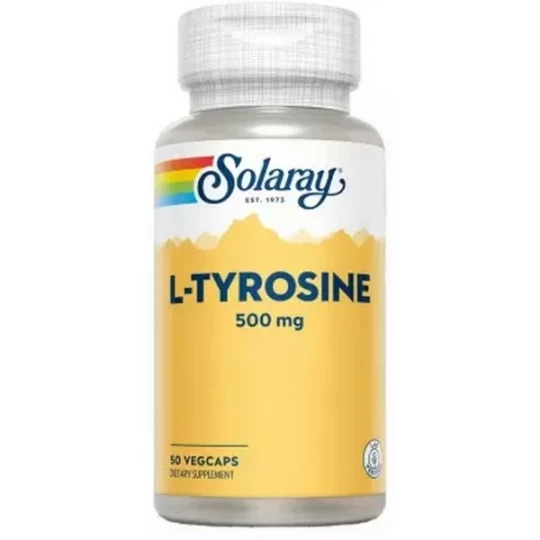 Solaray l'Tyrosine 500 mg Végécaps x 50