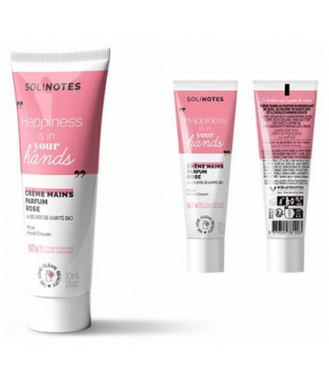 Solinotes Crème Mains Harmonisante Rose 30 ml