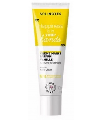 Solinotes Crème Mains Relaxante Vanille 30 ml