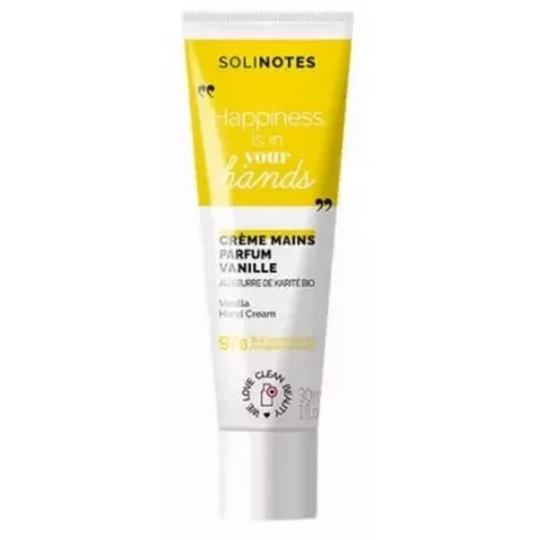 Solinotes Crème Mains Relaxante Vanille 30 ml
