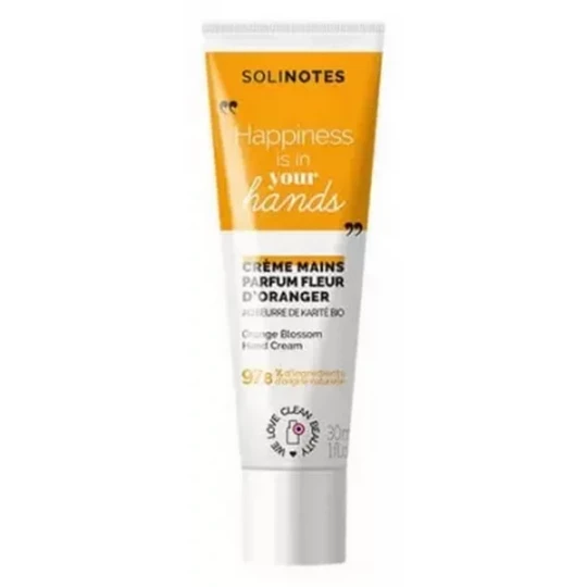 Solinotes Fleur d'Oranger Crème Mains 30 ml