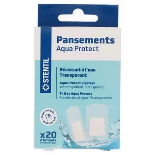 Stentil Pansements Aqua Protect 2 Formats Pansements x 20