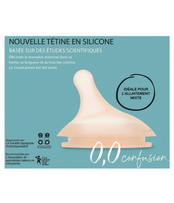Suavinex Zero.Zero Tétine Débit Dense 6 Mois et +