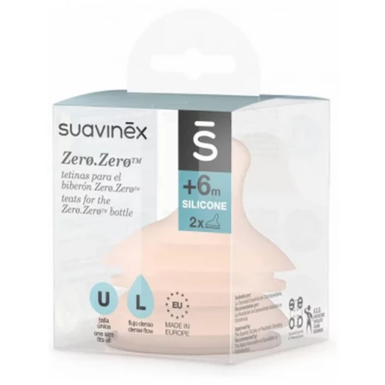 Suavinex Zero.Zero Tétine Débit Dense 6 Mois et + - image 4