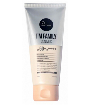 Suntique I-m Family Sun Milk Crème Solaire SPF50+ 150 ml
