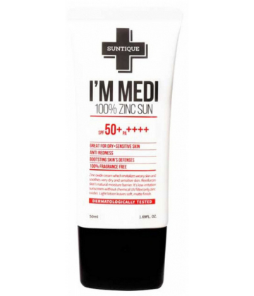 Suntique I-m Medi 100% Zinc Sun Crème Solaire SPF50+ 50 ml