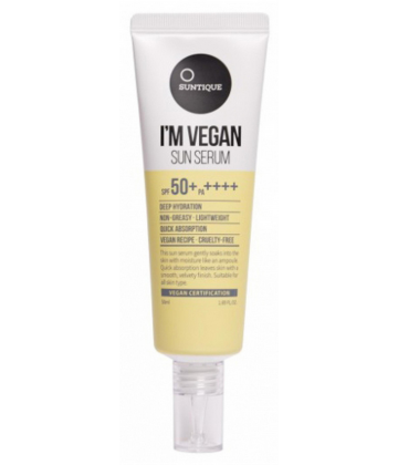 Suntique I-m Vegan Sun Sérum Crème Solaire SPF50+ 50 ml