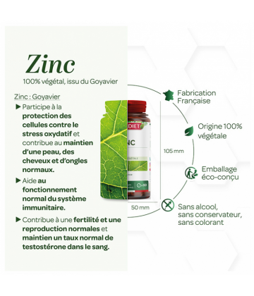 Superdiet Zinc Comprimés x 60
