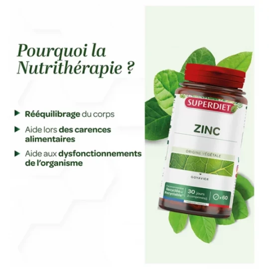 Superdiet Zinc Comprimés x 60 - image 3