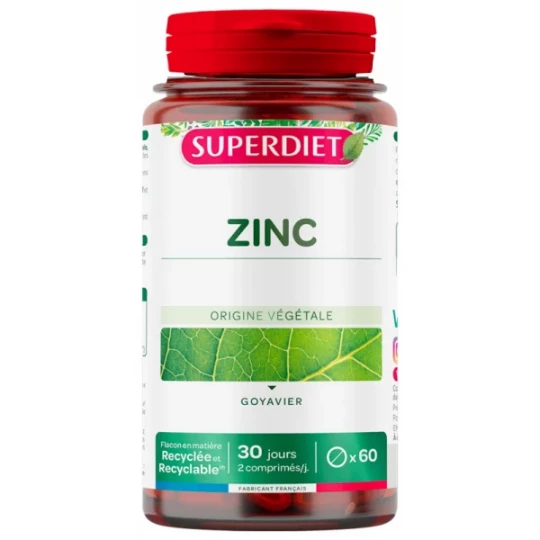 Superdiet Zinc Comprimés x 60