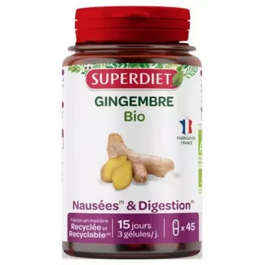 Superdiet Gingembre Bio Gélules x 45
