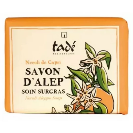 Tadé Savon d'Alep Soin Surgras Neroli de Capri 100 g