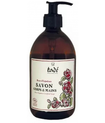 Tadé Savon Corps & Mains Rose d'Ispahan Bio 500 ml