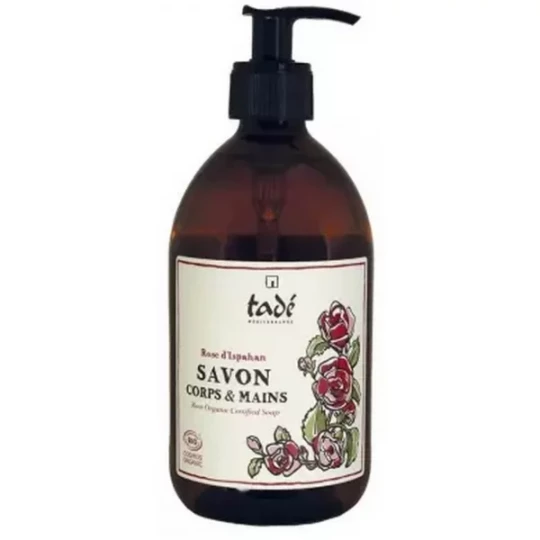 Tadé Savon Corps & Mains Rose d'Ispahan Bio 500 ml