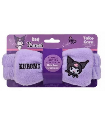 Take Care Kuromi Bandeau Cheveux avec Nœud