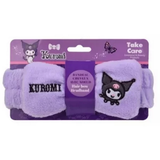Take Care Kuromi Bandeau Cheveux avec Nœud