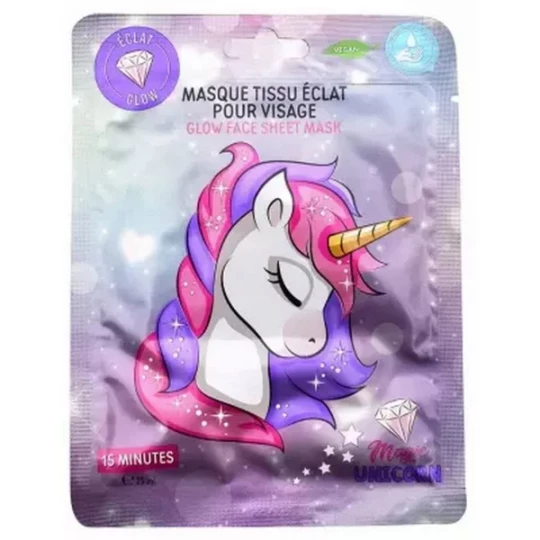 Take Care Licorne Masque Tissu Éclat Pour Visage 25 ml