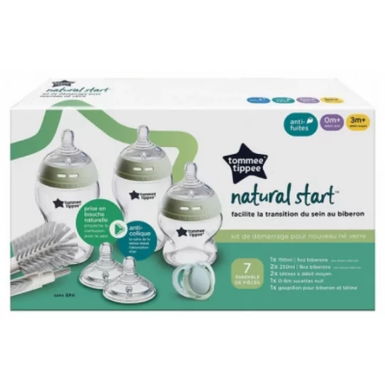 Tommee Tippee Natural Start Kit de Démarrage en Verre pour Nouveau-Né 0-3 Mois - image 5