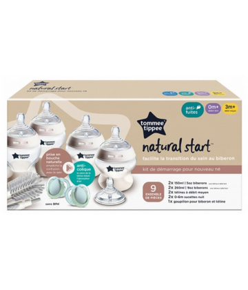Tommee Tippee Natural Start Kit de Démarrage pour Nouveau Né 0 - 3 Mois +