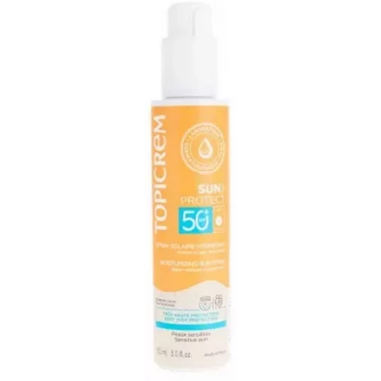 Topicrem Sun Protect Spray Solaire Hydratant SPF50+ 150 ml
