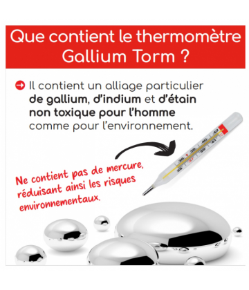 Torm Thermomètre Gallium