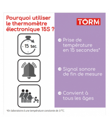 Torm Thermomètre Médical Electronique - Modele : Papillons