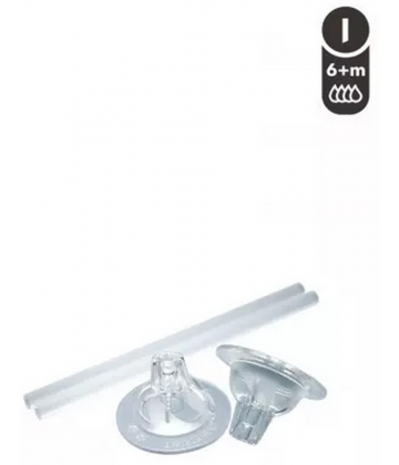 Twistshake Tétines avec Pailles 6 Mois et + x 2