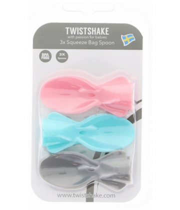 Twistshake Cuillere pour Gourdes Réutilisables x 3