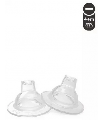 Twistshake Tétines à Bec 4 Mois et + x 2