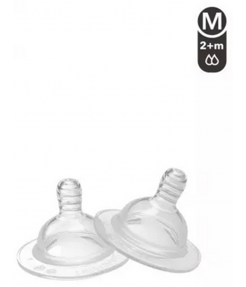 Twistshake Tétines Anti-Colique Débit M 2 Mois et + x 2