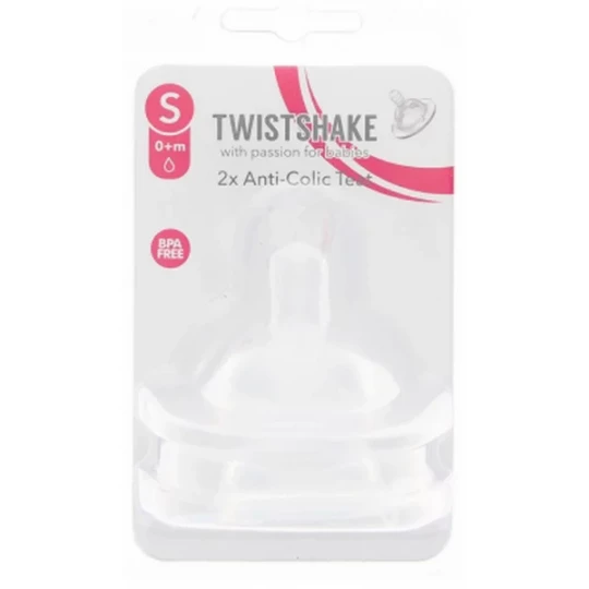 Twistshake Tétines Anti-Colique Débit S 0 Mois et + x 2 - image 2