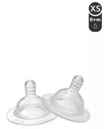 Twistshake Tétines Anti-Colique Débit XS 0 Mois et + x 2