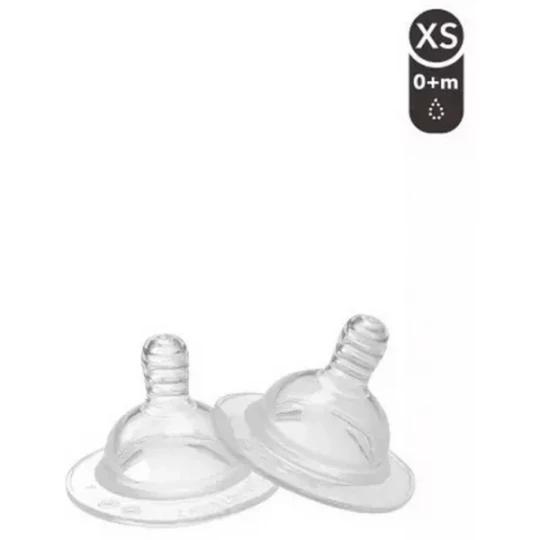 Twistshake Tétines Anti-Colique Débit XS 0 Mois et + x 2