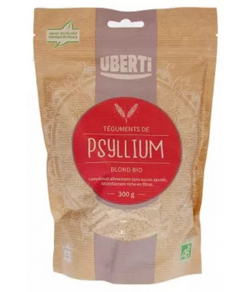 Uberti Téguments de Psyllium Blond Bio 300 g