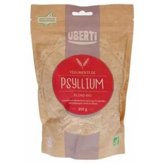Uberti Téguments de Psyllium Blond Bio 300 g