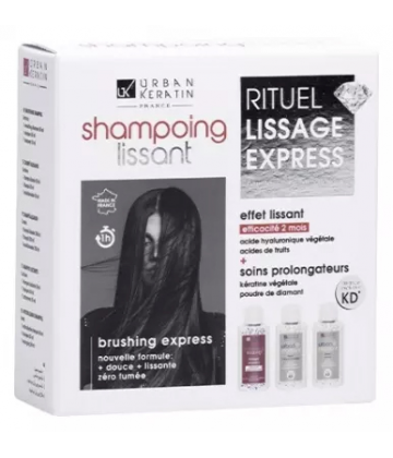 Urban Keratin Coffret Rituel Lissage Express Shampooing Lissant