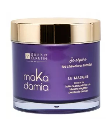 Urban Keratin Masque Cheveux Blonds Makadamia 200 ml