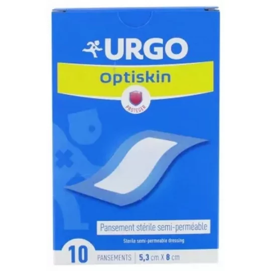 Urgo Optiskin Pansements Stérile Semi-Perméables 5,3 cm x 8 cm x 10