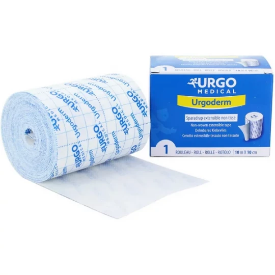 Urgo Urgoderm Sparadrap Non Tissé Extensible 10 m x 10 cm