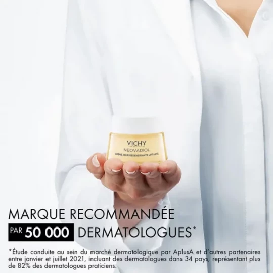 Vichy Neovadiol Ménopause Crème Jour Redensifiante Liftante Peau Normale à Mixte 50 ml + Sérum Relipidant 5 ml offert - image 3