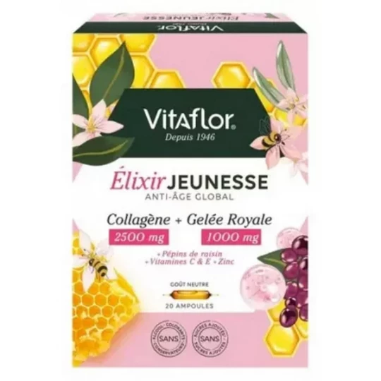 Vitaflor Élixir Jeunesse Ampoules x 20