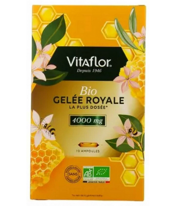 Vitaflor Gelée Royale 4000 mg Bio Ampoules x 10