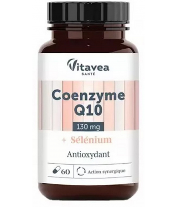 Vitavea Coenzyme Q10 130 mg + Sélénium Gélules x 60