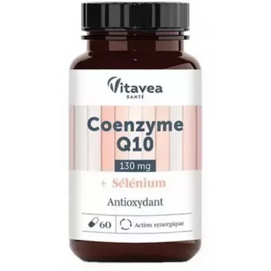 Vitavea Coenzyme Q10 130 mg + Sélénium Gélules x 60