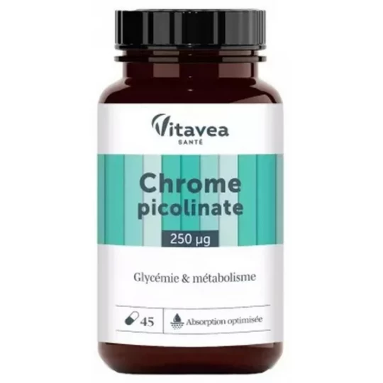 Vitavea Chrome Picolinate 250 mcg Gélules x 45