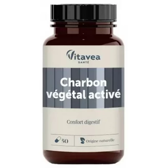 Vitavea Charbon Végétal Activé Gélules x 50